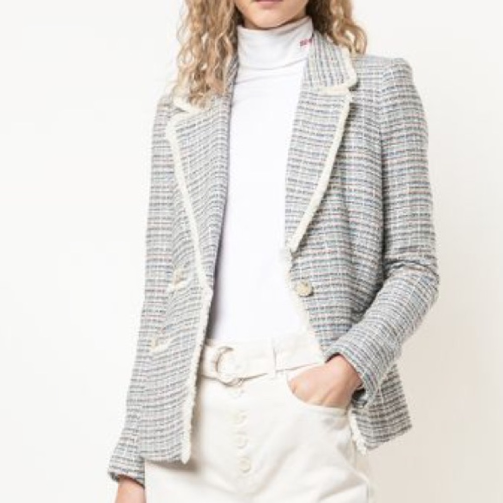 Veronica Beard Aba Tweed Jacket Blazer - Picture 5 of 6